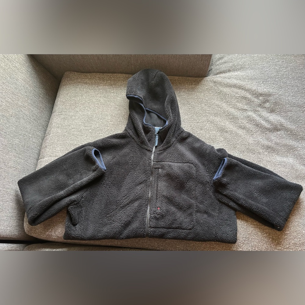 Relwen Black Fleece Zip-Up Hoodie